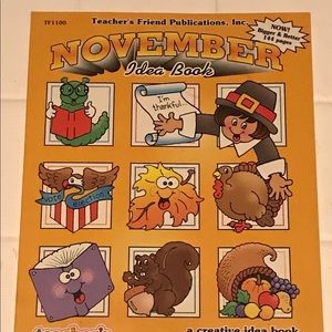 November Idea Book for Teachers Homeschoolers Activities, Games, Color Sheets